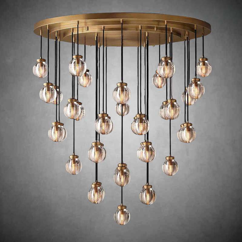 Perla Round Chandelier 48"