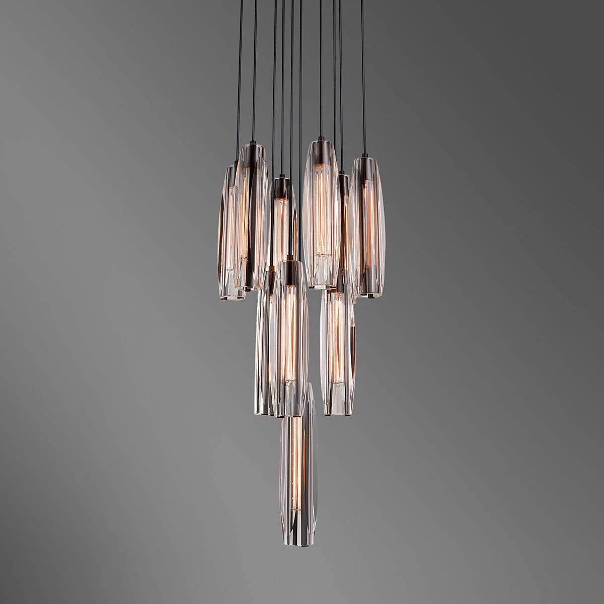 Chapt Crystal 10-Light Round Chandelier