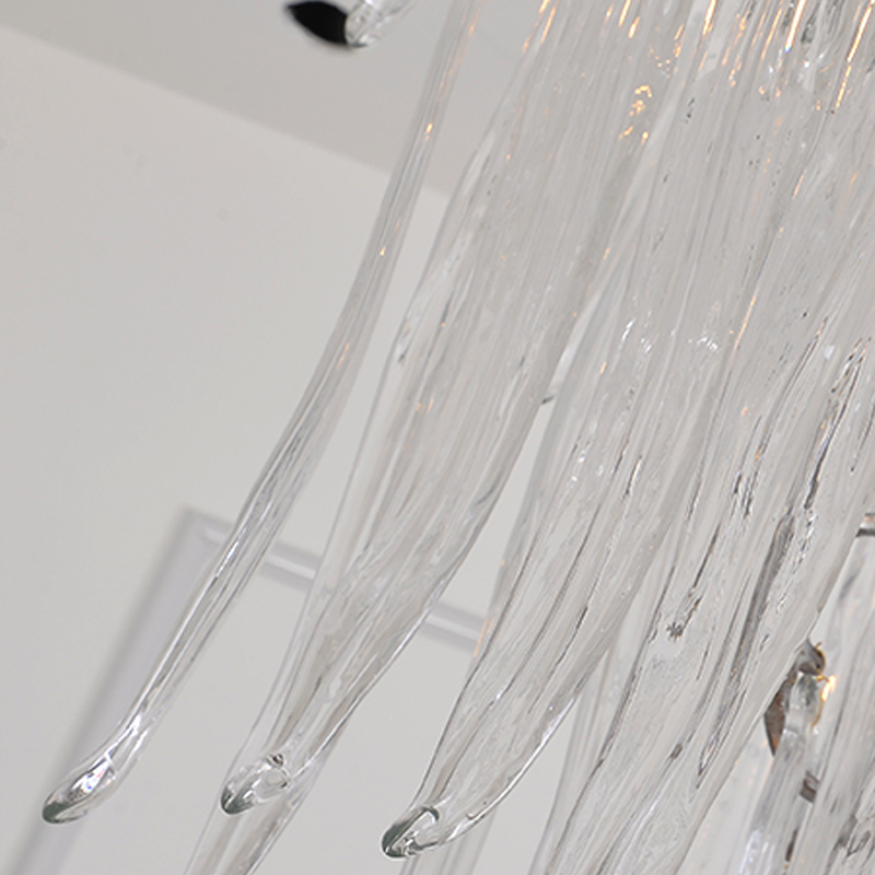 Luxury Crystal Branch Chandelier For Staircase - Merlin Lamps