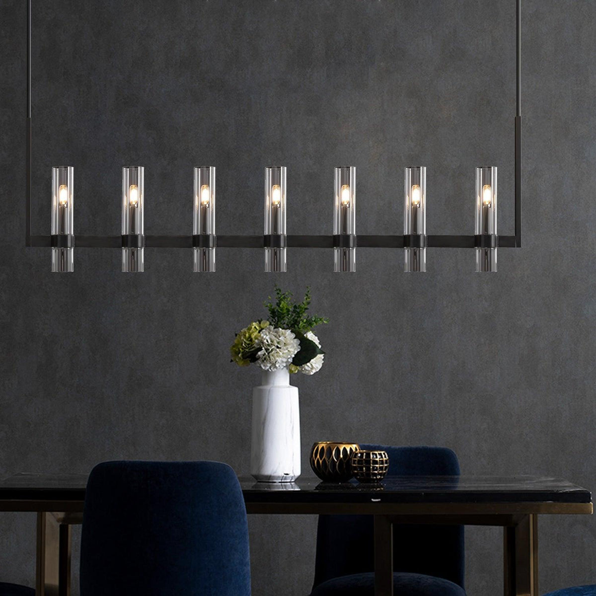 Ravion Linear Chandelier 59"