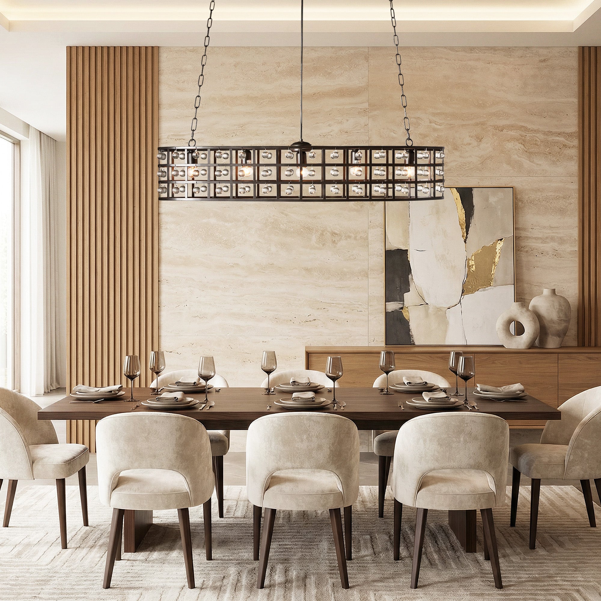 La Cage 5-Light Oval Chandelier