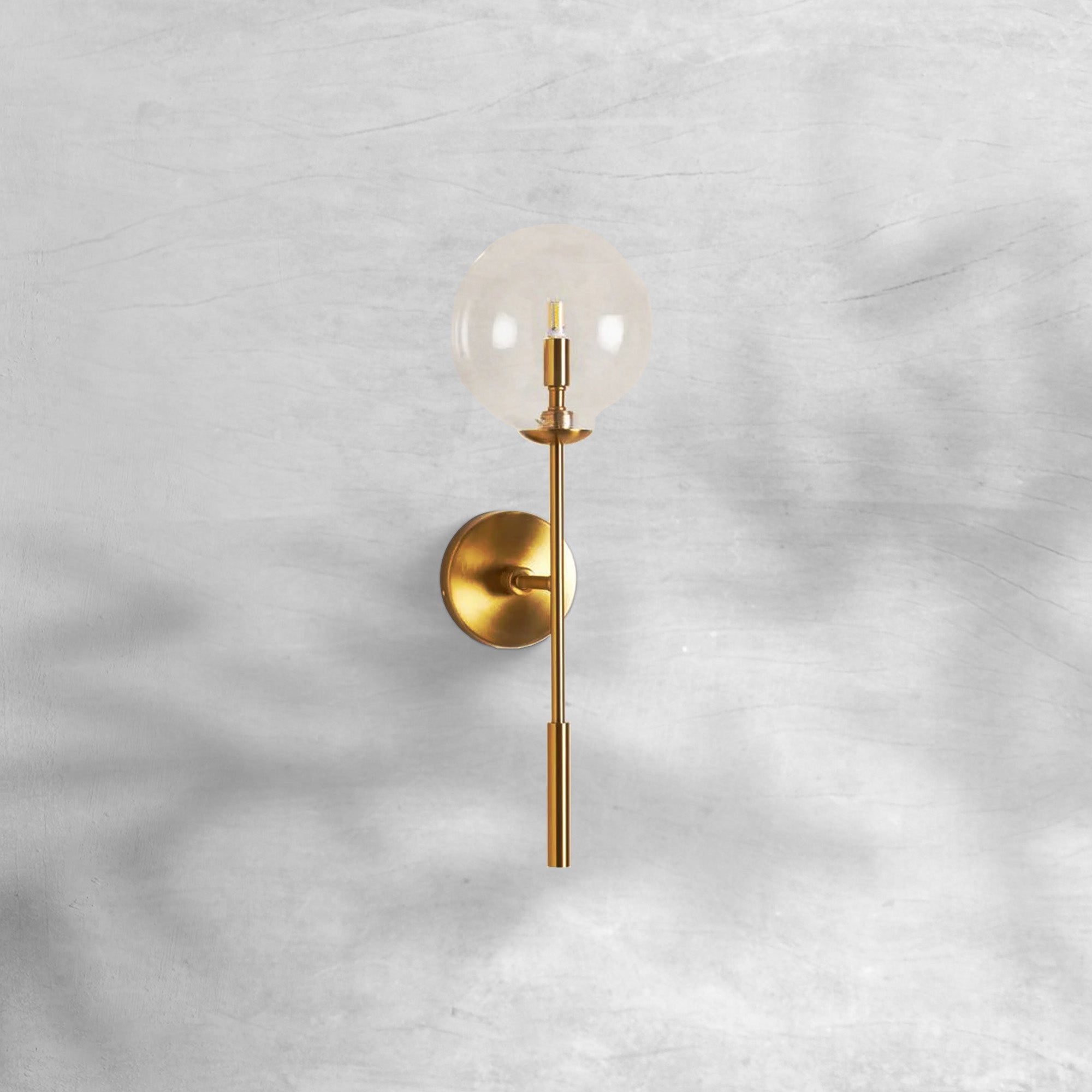 Apollo Glass Ball Wall Sconce