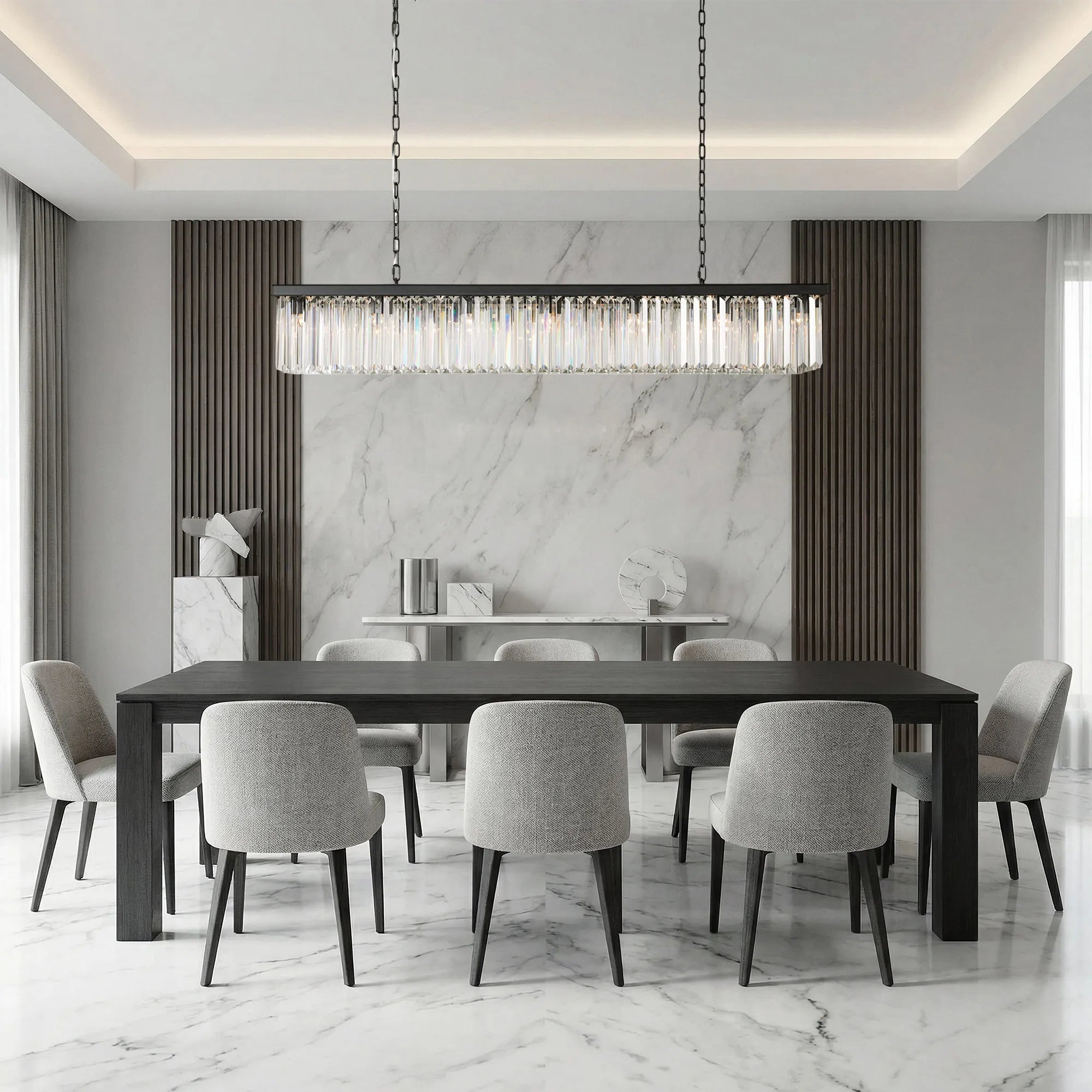Leyland Rectangular Chandelier 60''72''