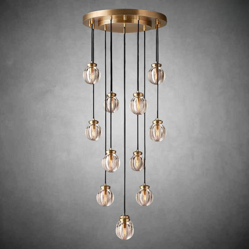 Perla Round Chandelier 22"