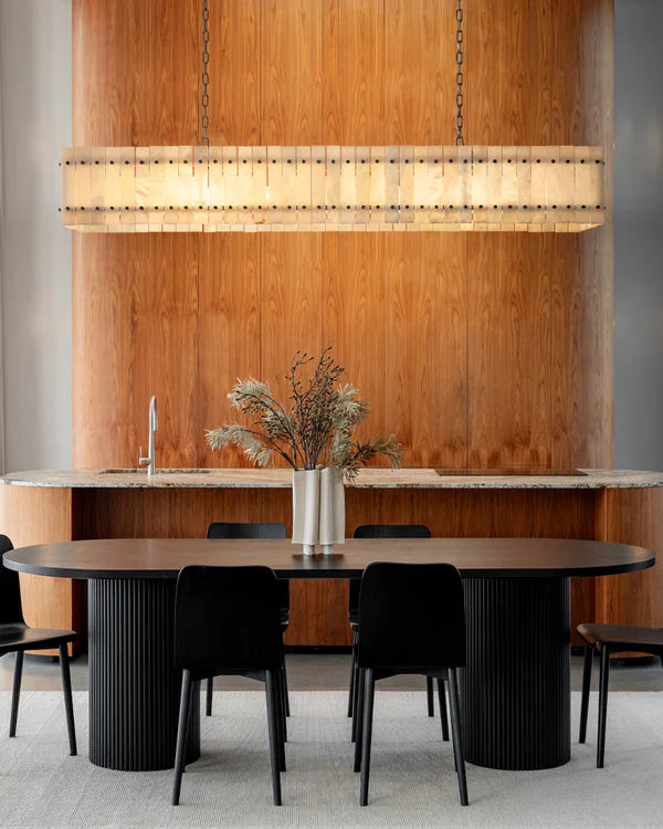 Sienna Marcus Alabaster Linear Chandelier 54''72''