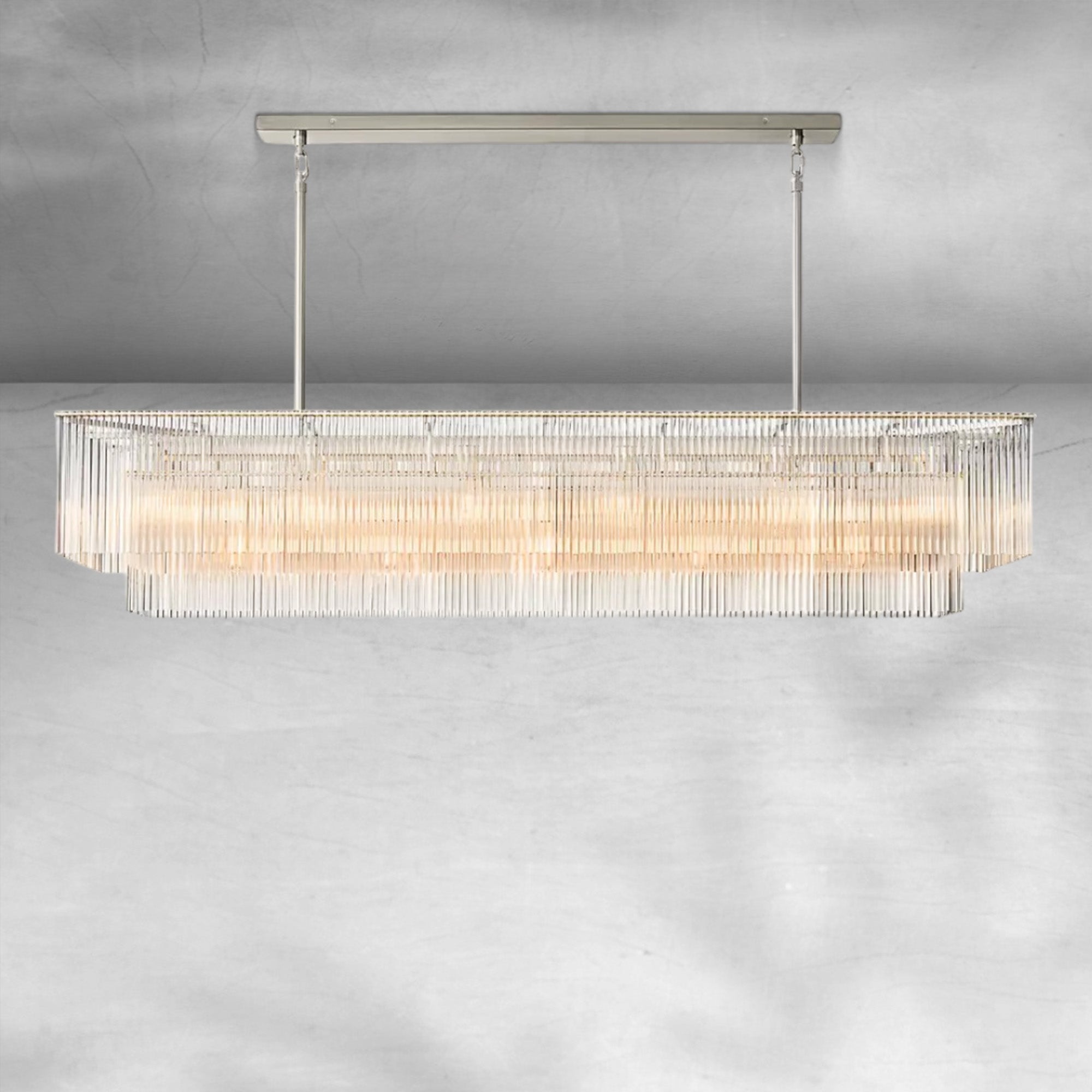 Amadeon Rectangular Chandelier 72"