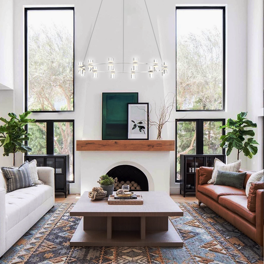 Sharon Chandelier 24.8" 32.8"W