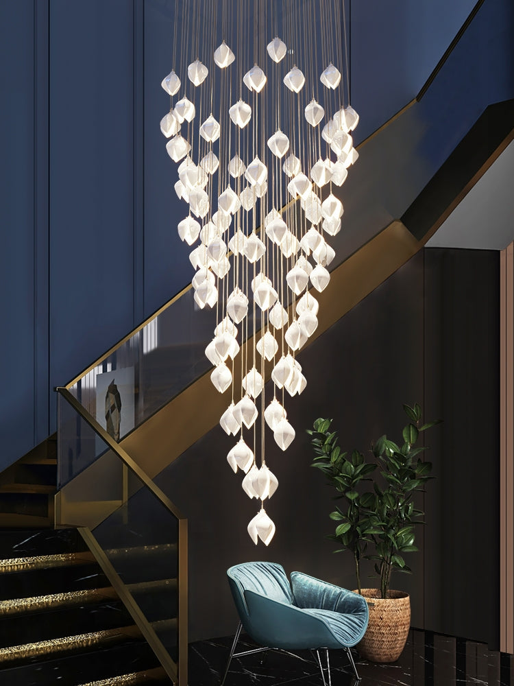 Grand Nordic Magnolia Blossom Ceramic Pendant Chandelier Chandeliers Kevinstudiolives
