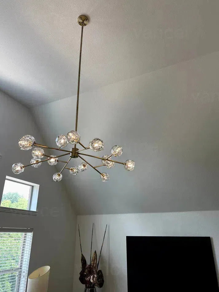 Bruma Glass Round Chandelier 24"36"48"60"72"