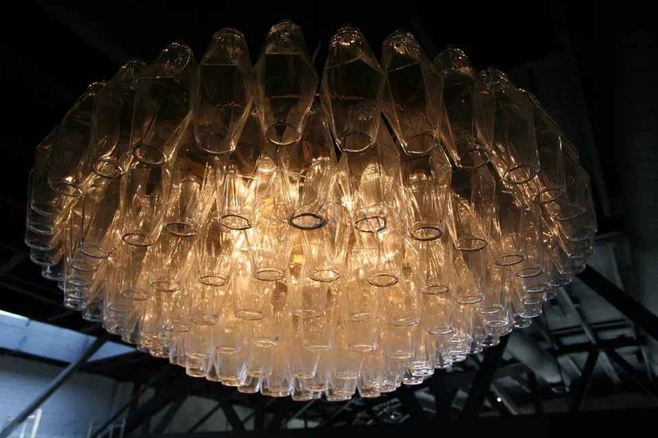 Cyra Glass Flushmount 17"24"