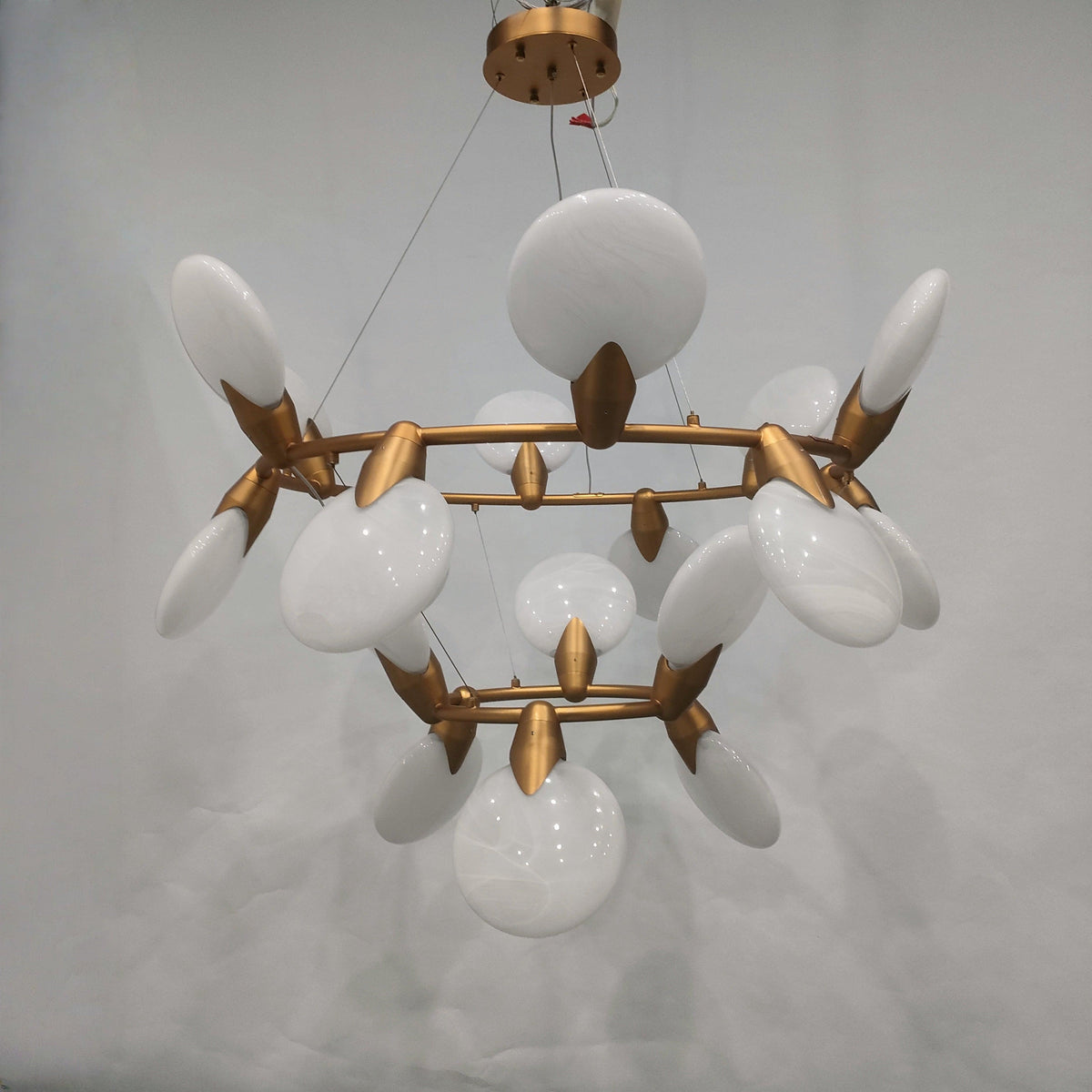 Lyla 2-Tiered Halo Chandelier
