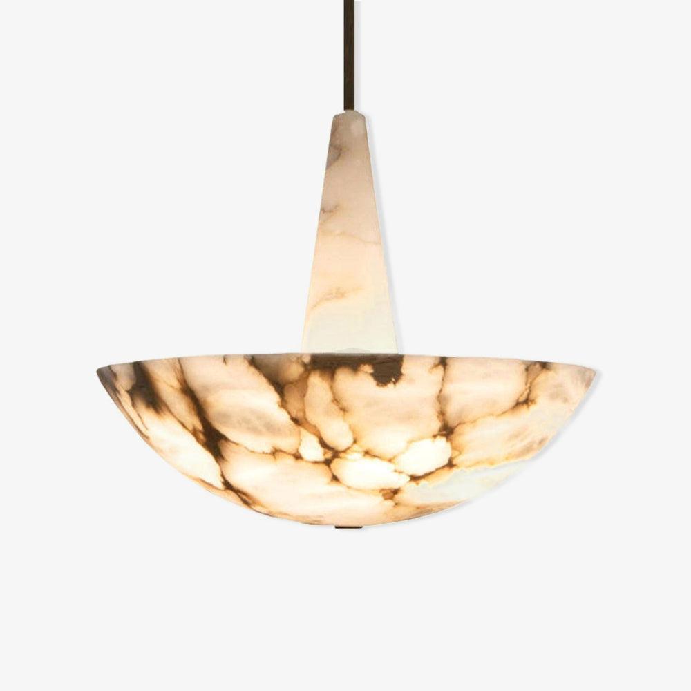 Domus Alabaster Round Chandelier - Melin Lamps