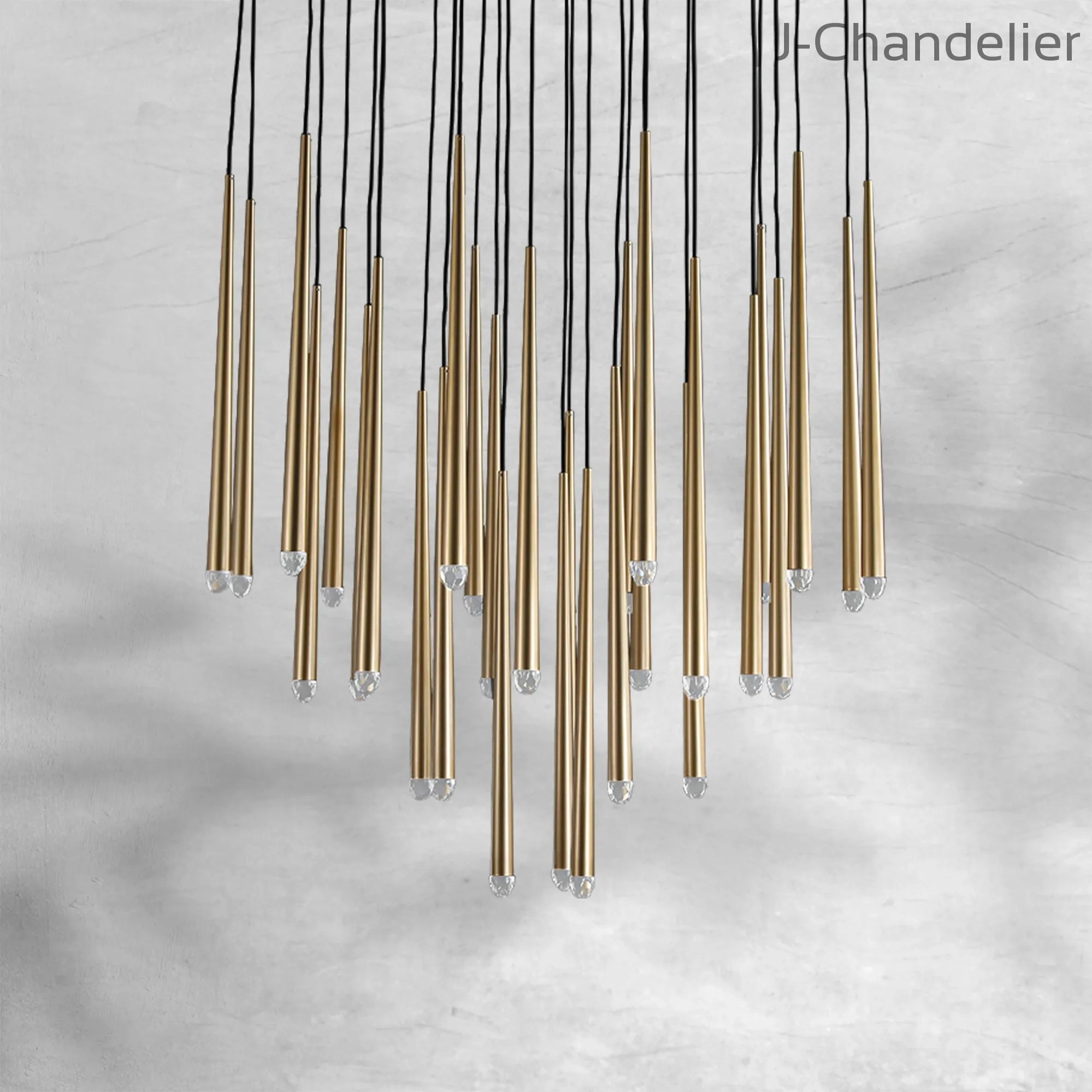 Aquitain Modern Round Chandelier 48"