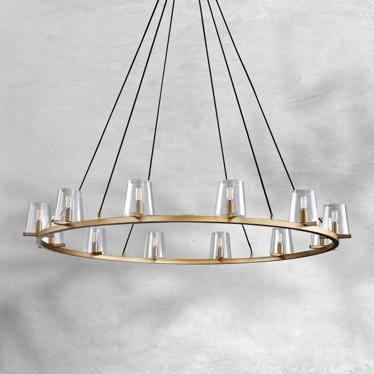 Paricia Glass Round Chandelier 36"48"60"
