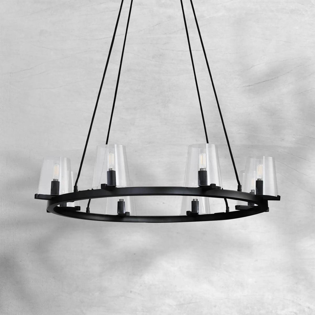 Prism Glass Round Chandelier 36"48"60"