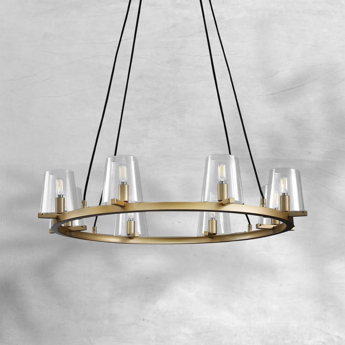 Prism Glass Round Chandelier 36"48"60"