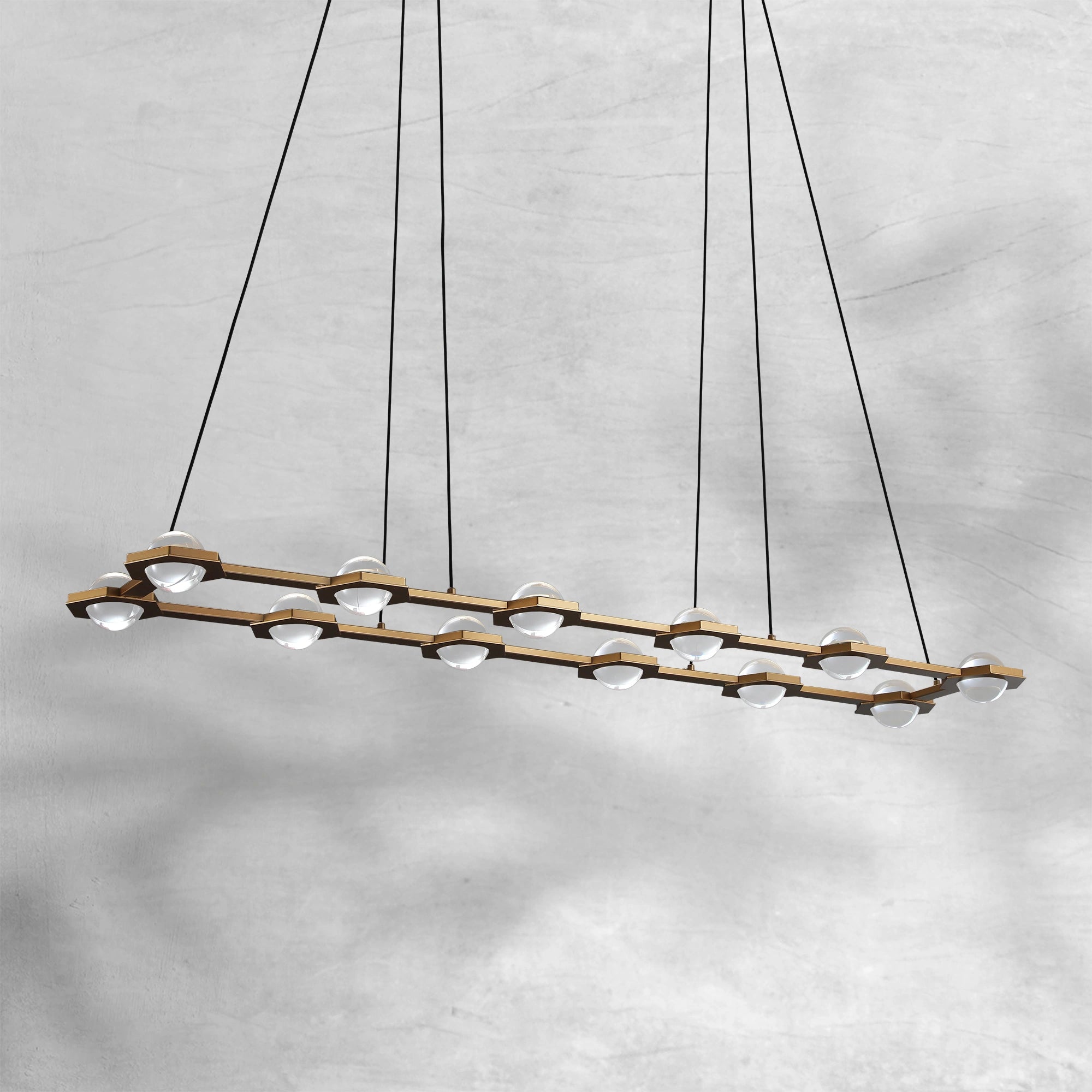 Eclatamt Rectangular Chandelier 54"72"