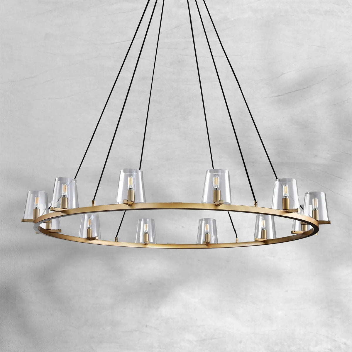 Prism Glass Round Chandelier 36"48"60"