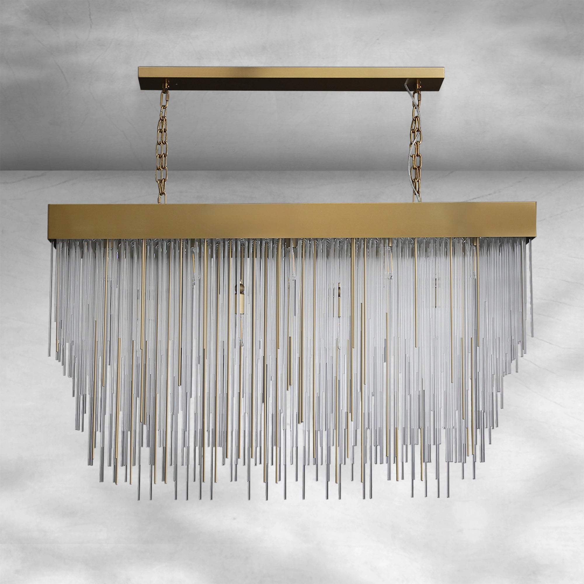 Casa Rectangular Chandelier 54"