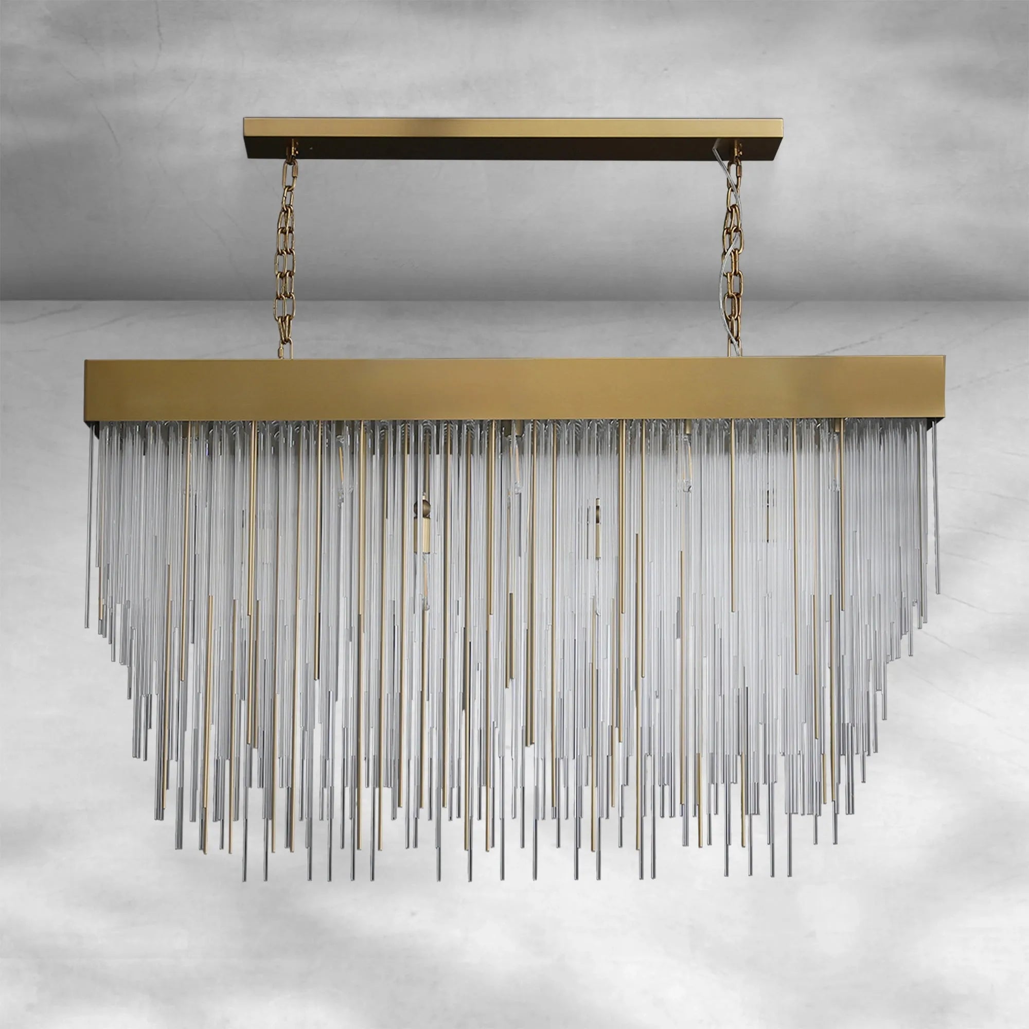 Casa Rectangular Chandelier 54"