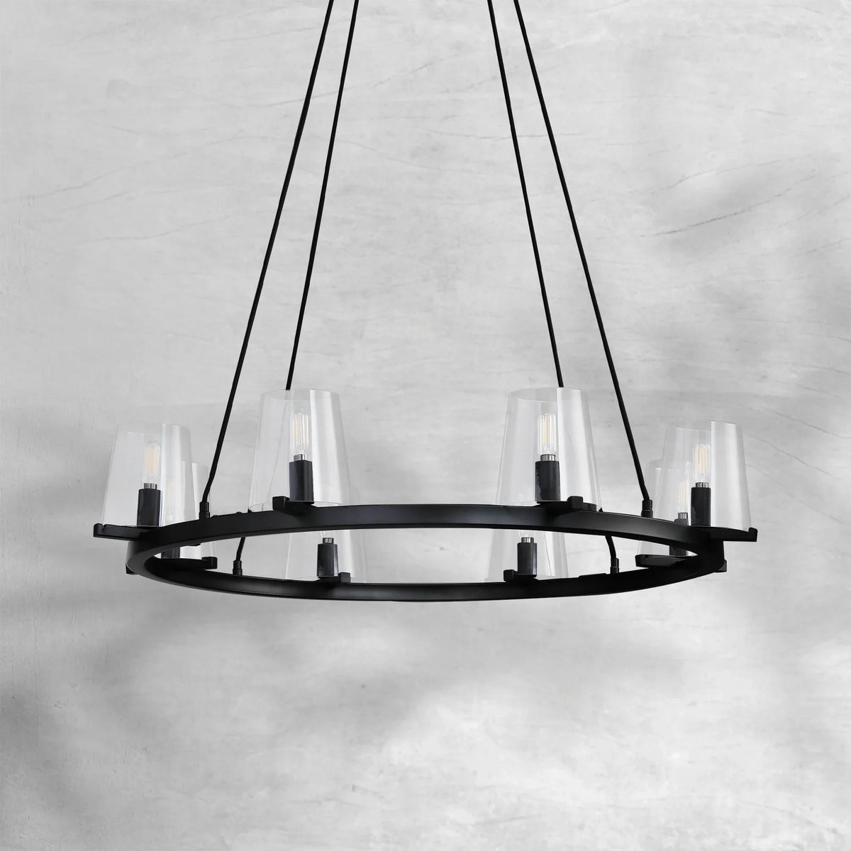 Paricia Glass Round Chandelier 36"48"60"