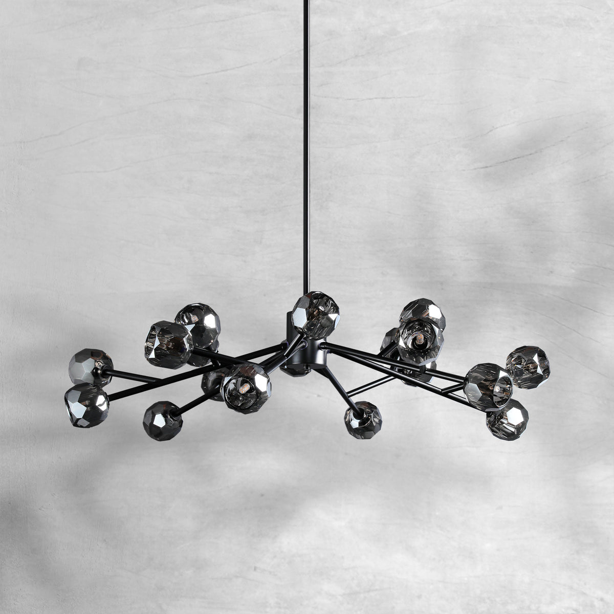Bruma Glass Round Chandelier 24"36"48"60"72"