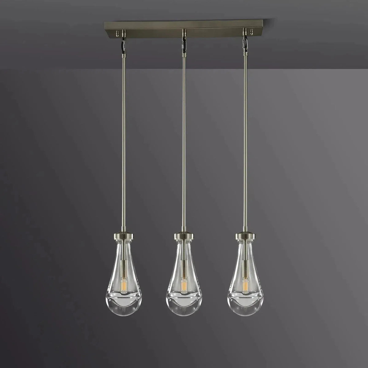 Raindrops Rectangle Chandelier