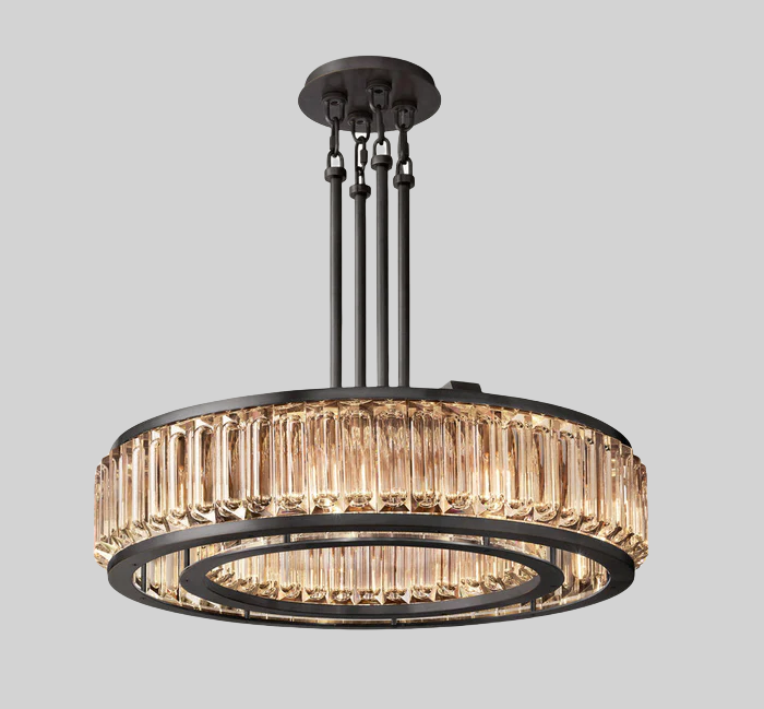 Mauriar Round Chandelier 37"
