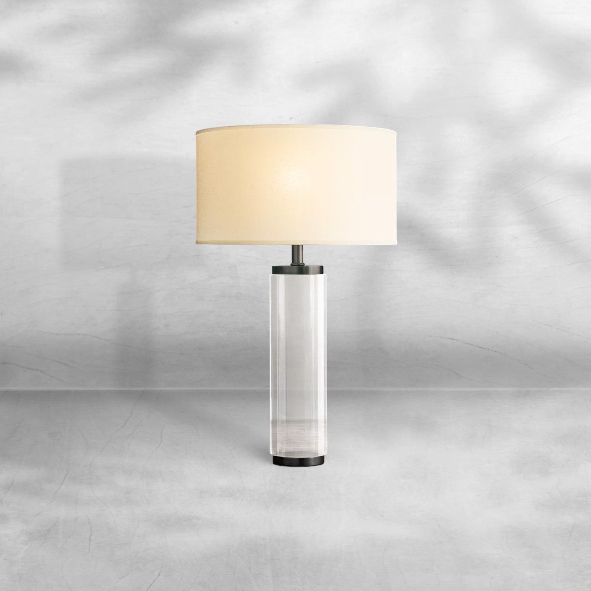 Cylindrical Crystal Table Lamp