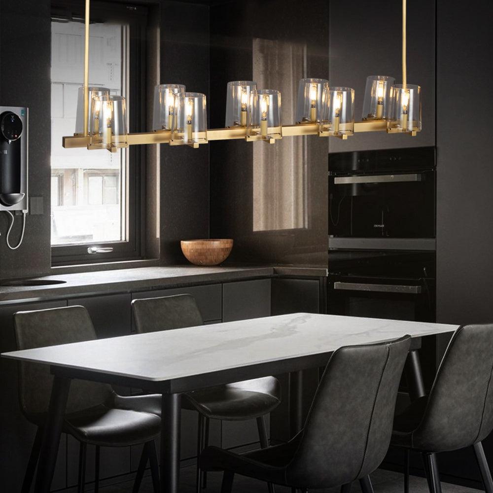 Prism Modern Linear Chandelier 49"60"