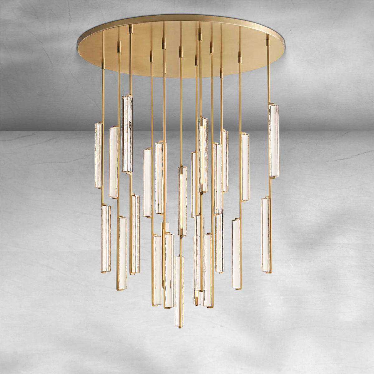 Aureon Crystal Round Chandelier
