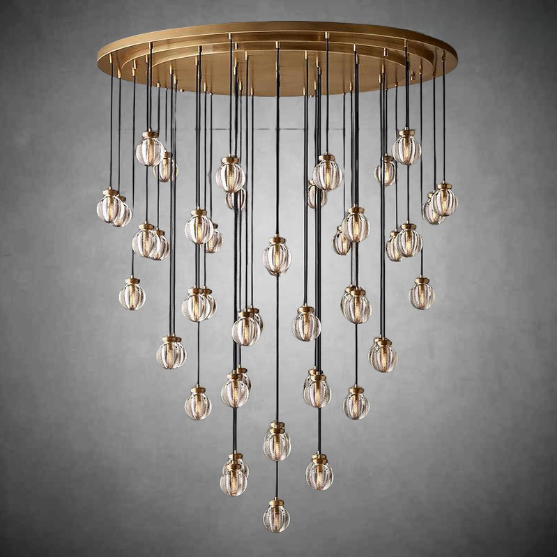 Perla Round Chandelier 60"