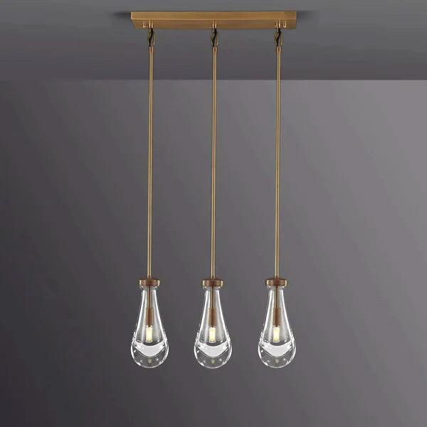 Raindrops Rectangle Chandelier