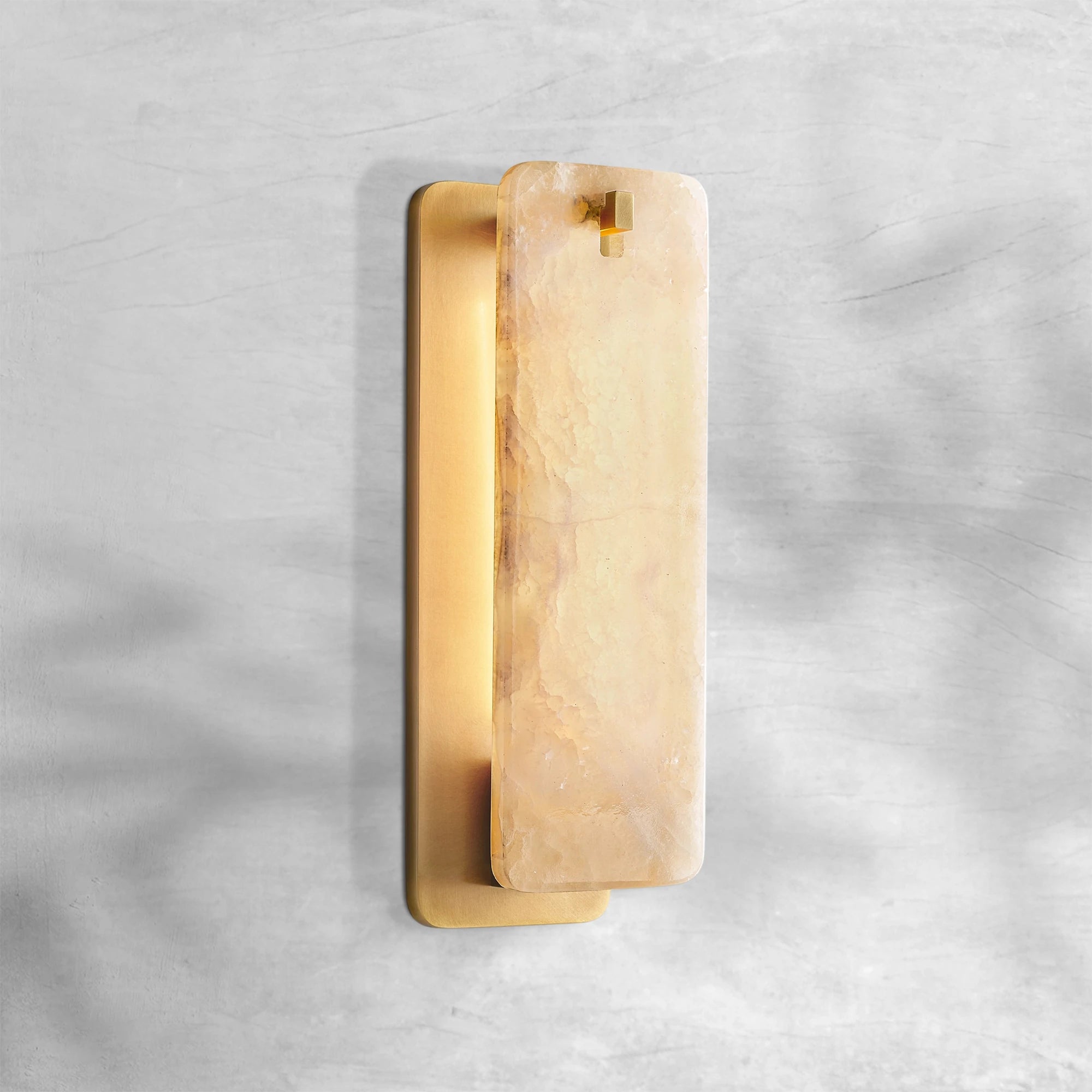 Calame Alabaster Sconce