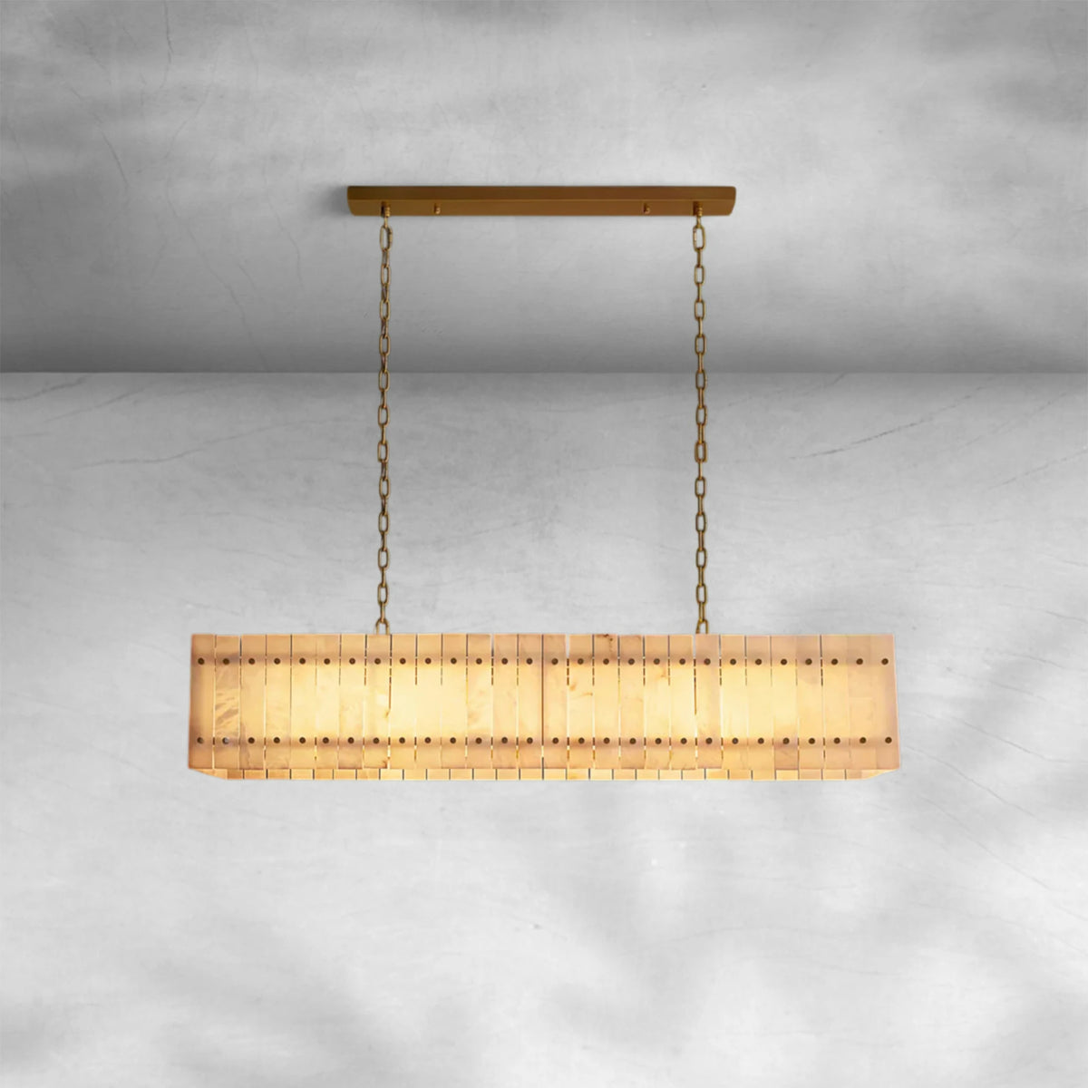 Sienna Marcus Alabaster Linear Chandelier 54''72''