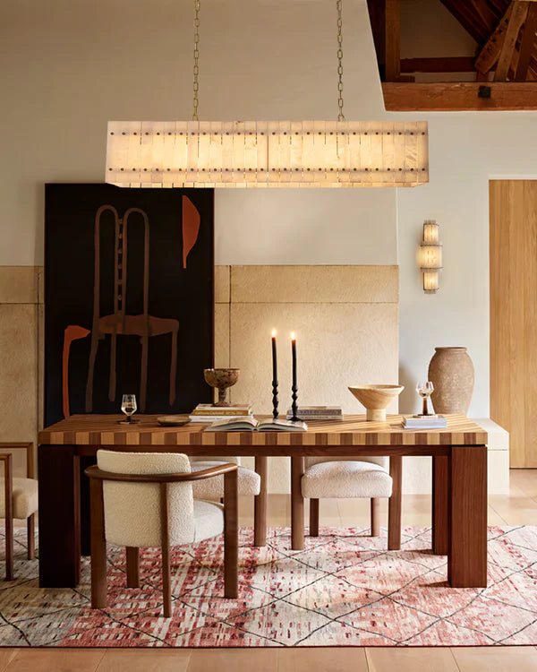 Sienna Marcus Alabaster Linear Chandelier 54''72''