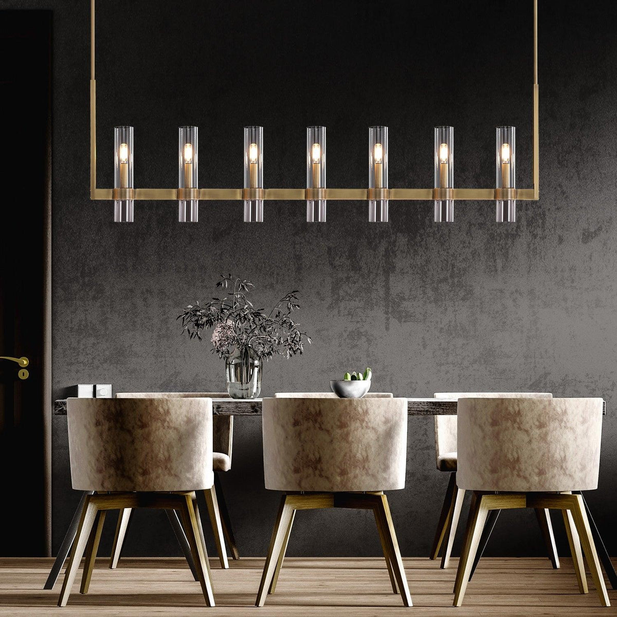 Ravion Linear Chandelier 59"