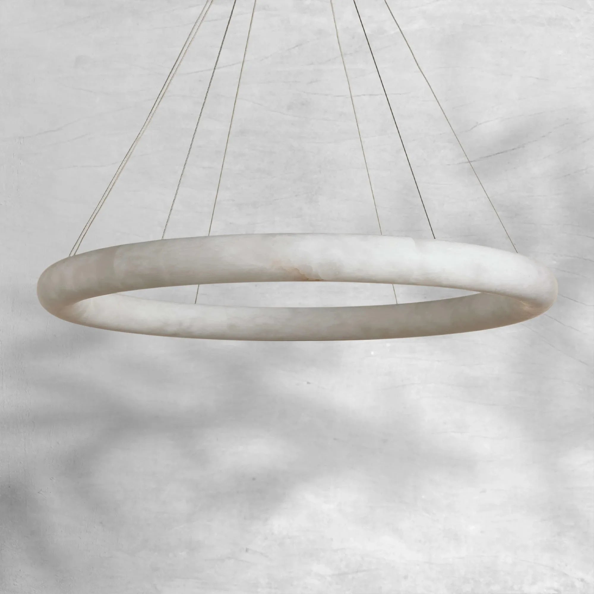 Halima Halo Alabaster Chandelier