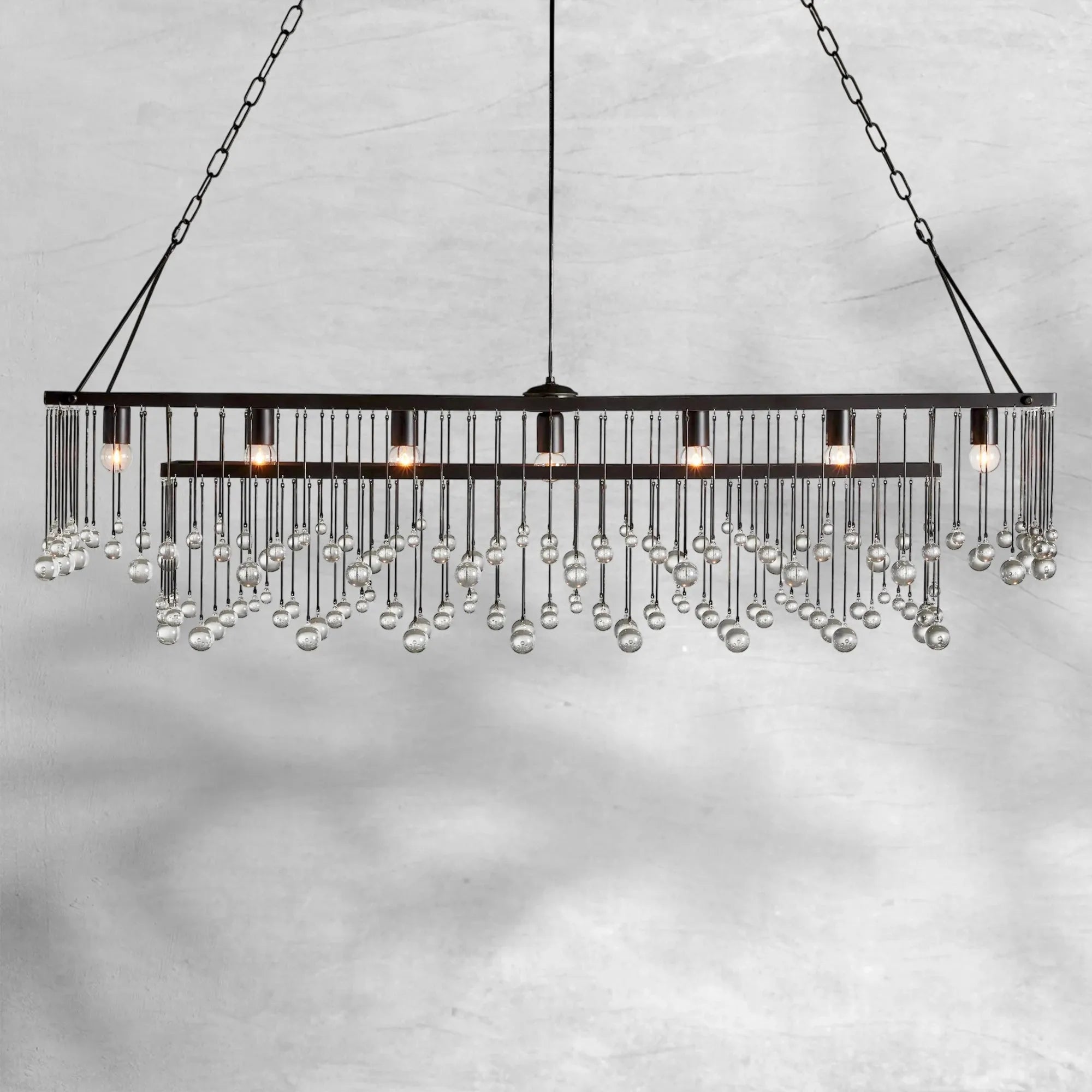 Aubrey Rectangular Chandelier 47''60''