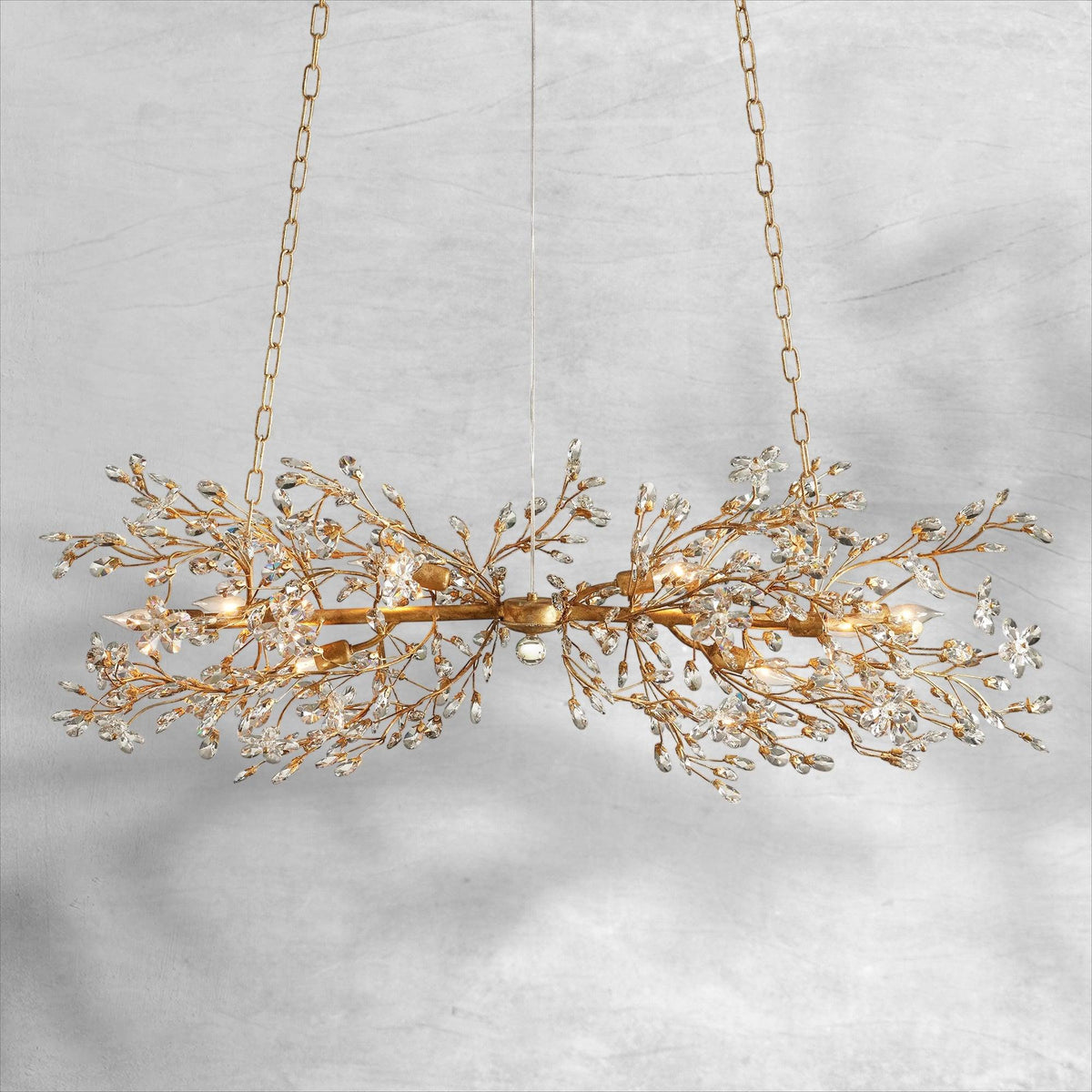 Fiore Linear Chandelier 43"51"68"