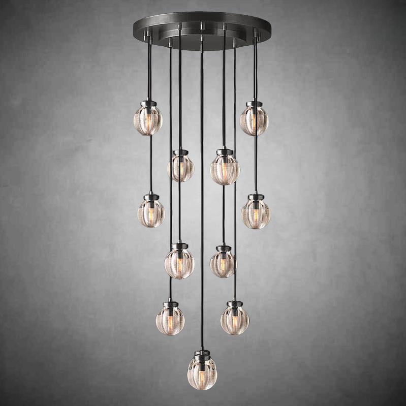 Perla Round Chandelier 22"