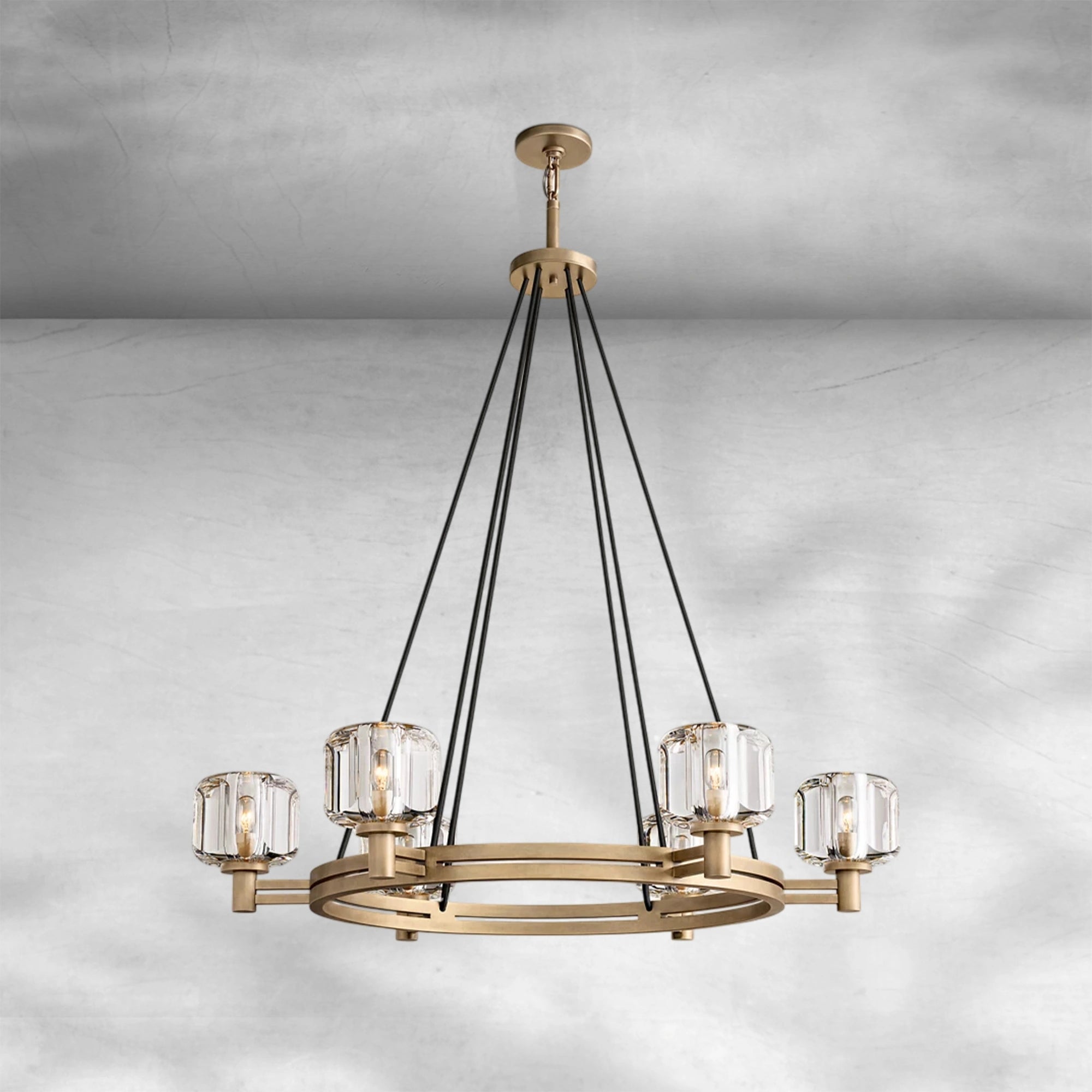 Demaket Round Chandelier 36"48"60"