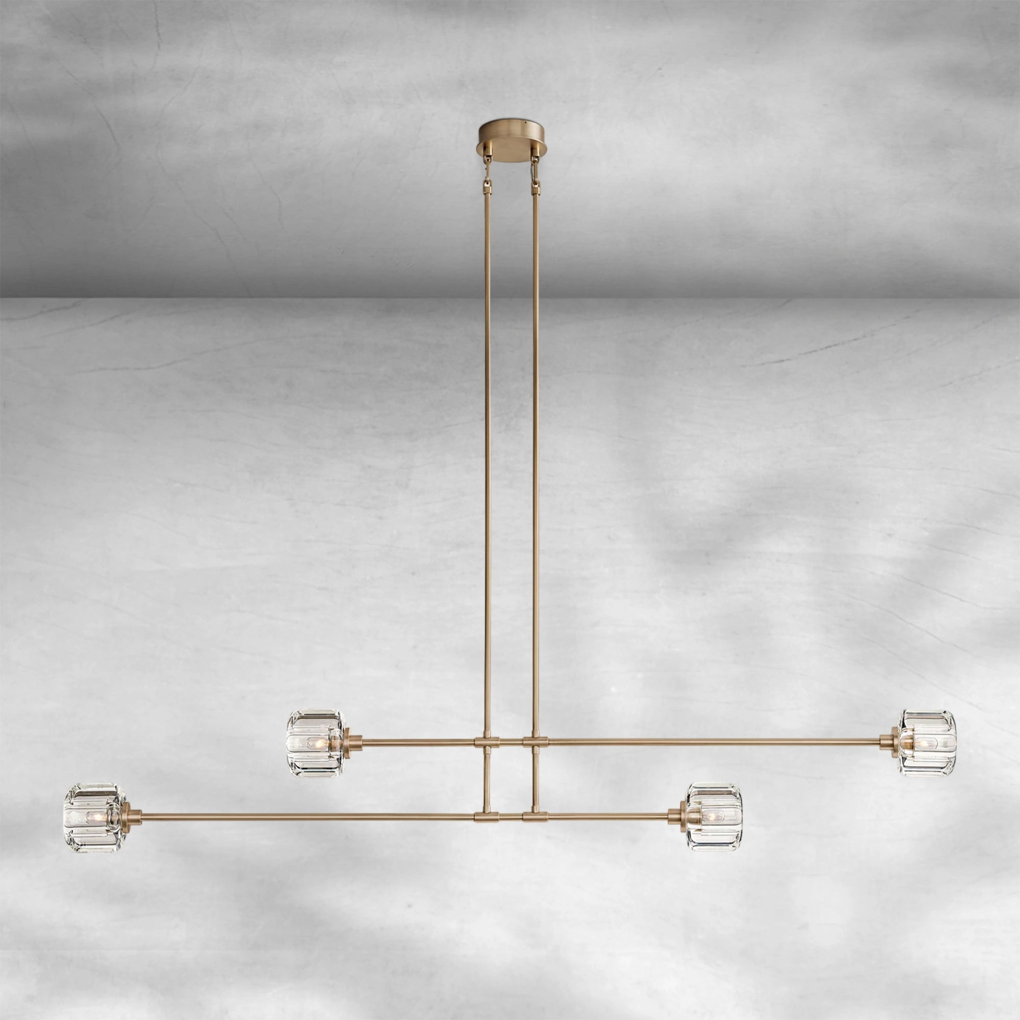 Demaket Mobile Linear Chandelier 54" 72"