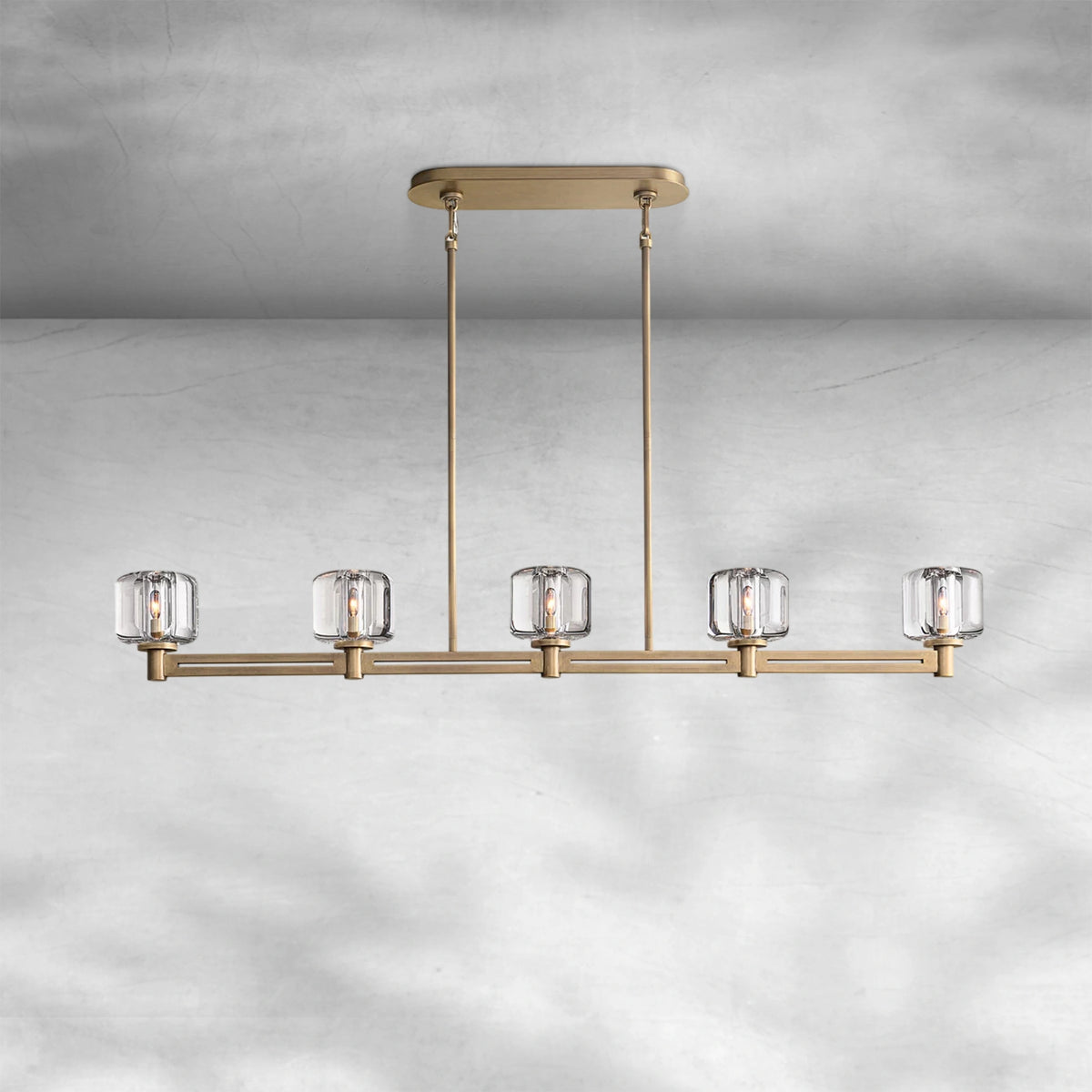 Delume Linear Chandelier 54"72"