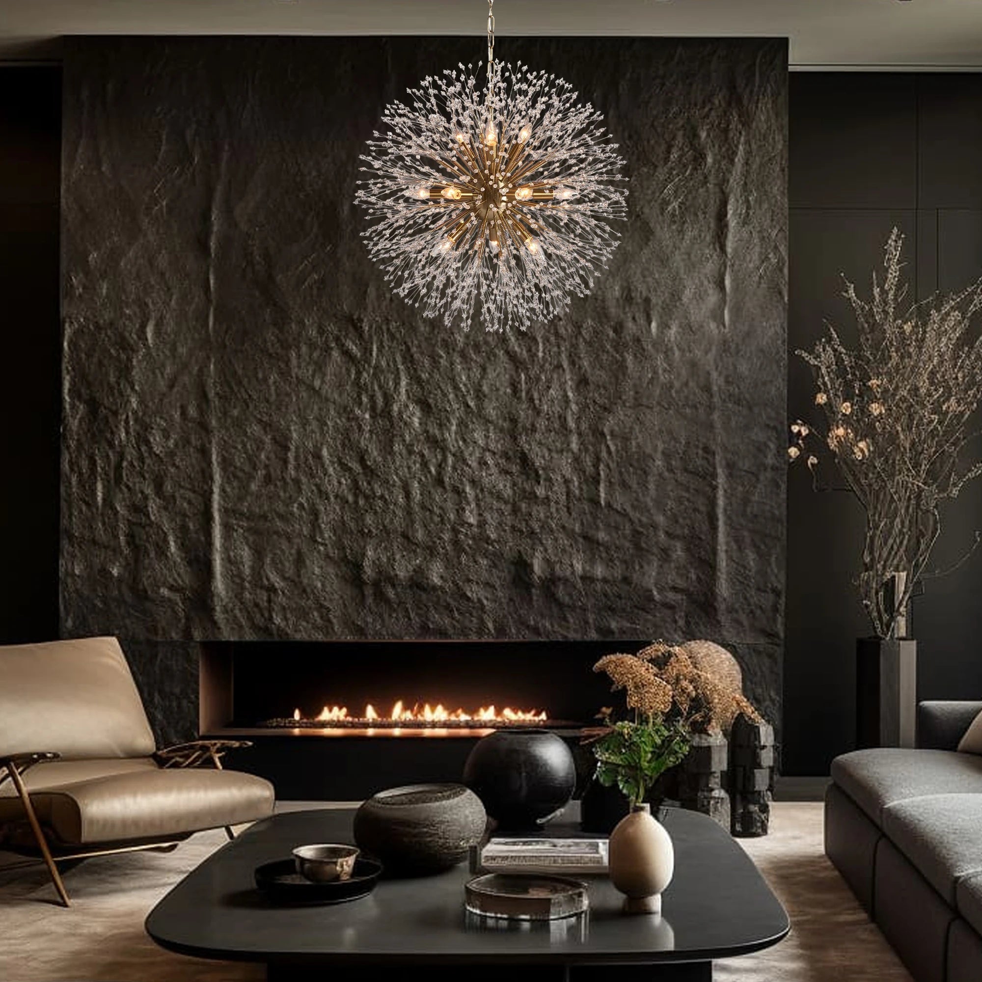 Dandelion Round Chandelier 22"30"43"