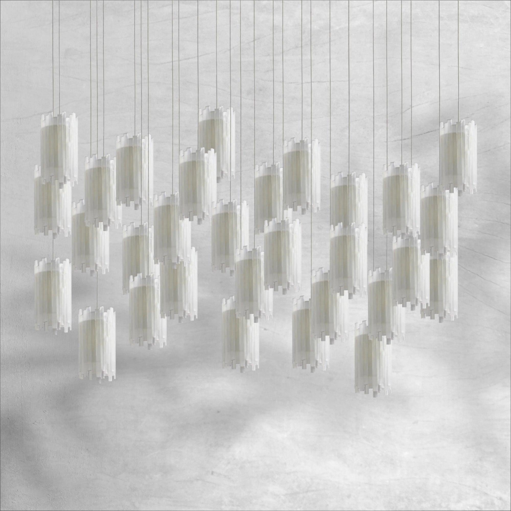 Gianna Rectangular Chandelier 15/30 Light