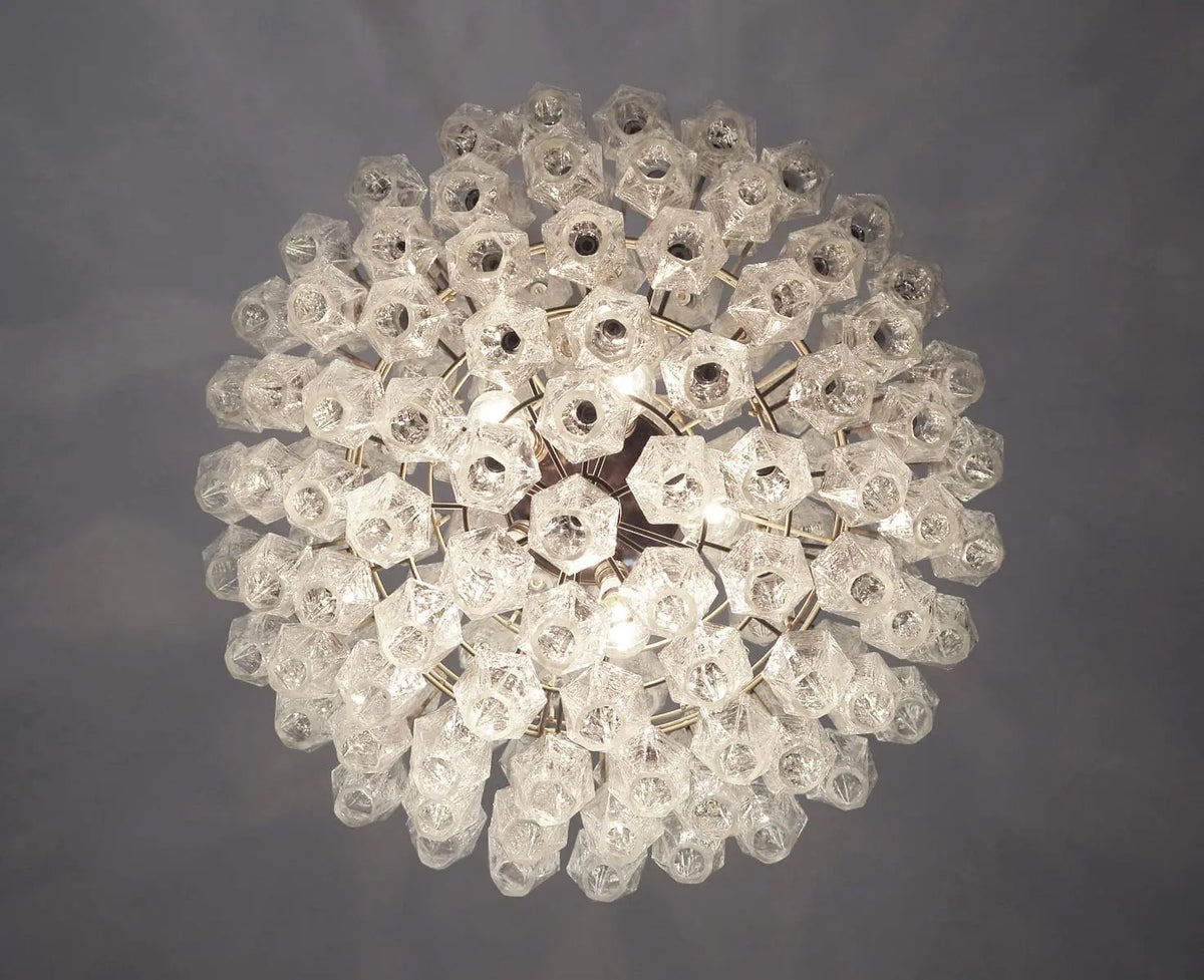 Murano Chandelier – 140 glasses – Transparent