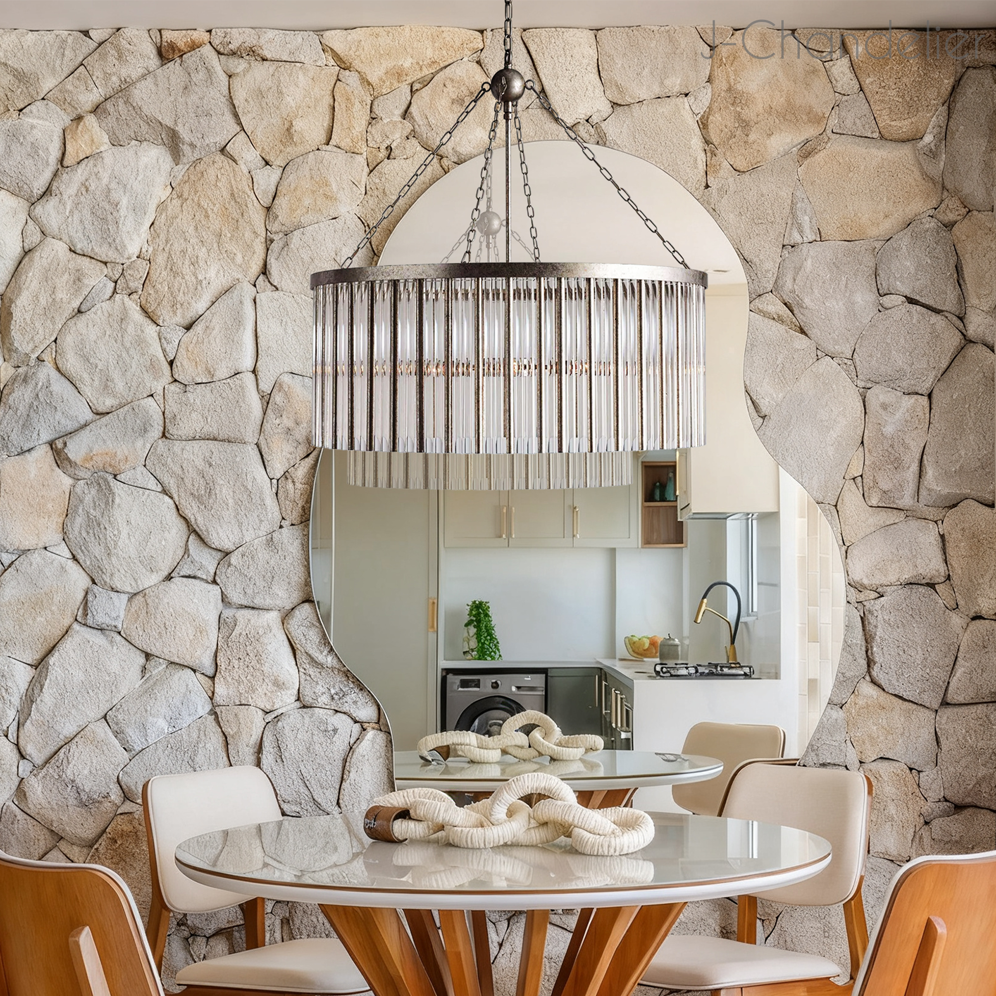 Andalucia Round Chandelier 24"35"