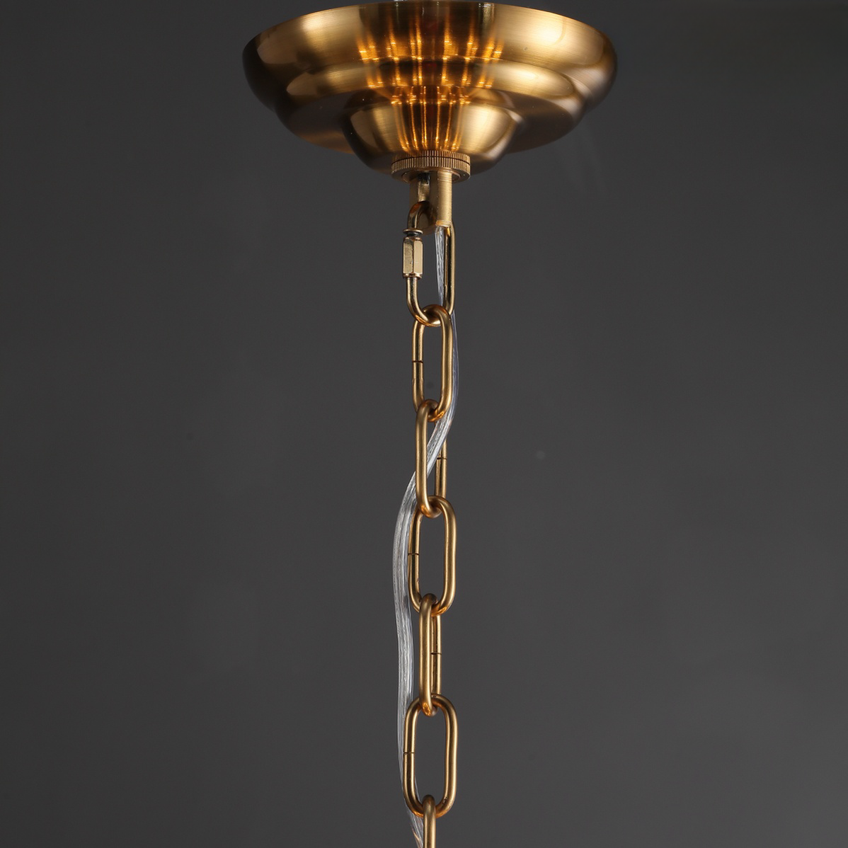 Cyra Glass Tiered Round Chandelier 37"D 47"D 62"D