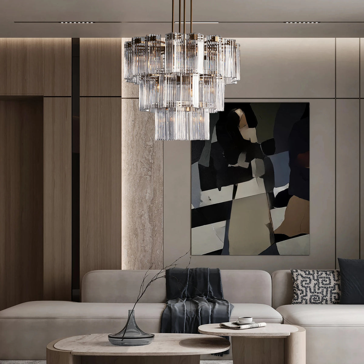 Delsie Round Chandelier 38''48''60''